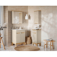 Unterschrank KALLI Kaschmir mit Tür & Schublade 6