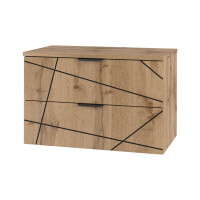 Waschtisch 80cm STRIATA | Wotan-Eiche zu gallery