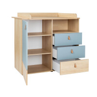 Babyzimmer-Set RUDY 2-teilig | Bett & Wickelkommode | na