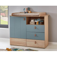 Babyzimmer-Set RUDY 2-teilig | Bett & Wickelkommode | na