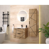 Badset 3-tlg. Waschtisch 60cm STRIATA |  gallery