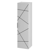 Badset 3-tlg. Waschtisch 60cm STRIATA | Matt-Weiß mit 