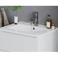 Waschtisch 60cm AshLine | Graphit mit Einbaubecken 6