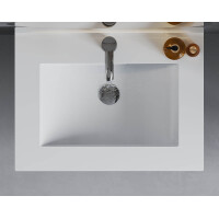 Waschtisch 60cm AshLine | Graphit mit Einbaubecken 7