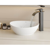 Waschtisch 140cm AshLine | Graphit mit Aufsatzbecken 6