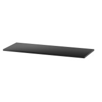Waschtisch 80cm MOIRAE | Nussbaum-schwarz mit Regal zum Unte