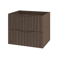 Badset 4-tlg. Waschtisch 120cm MOIRAE | Nussbaum mit Einbaub