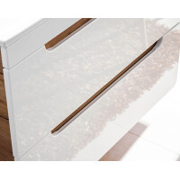 Waschtischunterschrank ARUBA 50cm | eiche-schwarz 5