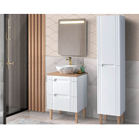 Waschtischunterschrank Frasciati 60cm mit Schubladen | wei&s