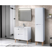 Waschtischunterschrank Frasciati 100cm mit Schubladen | wei&