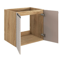 Waschtischunterschrank OZEAN Achat 60cm mit Türen | kas