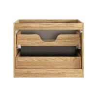 Waschtischunterschrank OZEAN Achat 80cm Schubladen | kaschmi