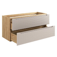 Waschtischunterschrank OZEAN Achat 120cm Schubladen | kaschm