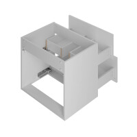 Waschtisch 60cm RAILIQUE | Matt-Weiß zum Unterbau 4