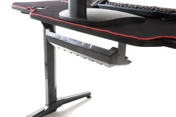 Gaming Desk Schreibtisch DXRacer "II" LED 140cm | Carbon-Optik