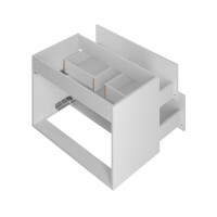 Waschtisch 80cm RAILIQUE | Matt-Weiß zum Unterbau 3