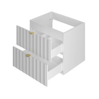 Waschtisch 80cm RAILIQUE | Matt-Weiß zum Unterbau 4