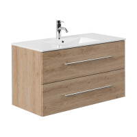 Waschplatz KUBOA 100cm breit | 2 Schubf& gallery
