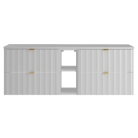 Waschtisch 140cm RAILIQUE | Matt-Wei&szl gallery