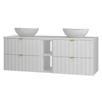 Waschtisch 140cm RAILIQUE | Matt-Wei&szl gallery