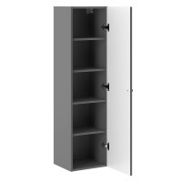 Waschtisch Set 120cm 2tlg. AshLine | Graphit Aufsatzbecken 6
