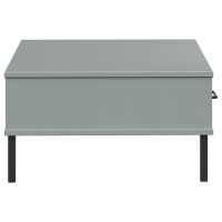 LINJEN Couchtisch Kiefer massiv grau 100x55x29cm 6