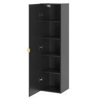 Badset 80cm 2tlg. RAILIQUE | Matt-Schwarz mit Einbaubecken 7