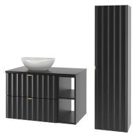 Badset 80cm 2tlg. RAILIQUE | Matt-Schwar gallery