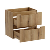 ILUNA Coast Waschtisch 60cm Eiche ohne Platte und Becken 5