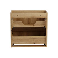ILUNA Coast Waschtisch 60cm Eiche ohne Platte und Becken 6