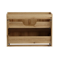 ILUNA Coast Waschtisch 80cm Eiche ohne Platte und Becken 6