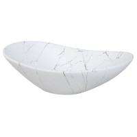 ILUNA Blue Badset 6-teilig 100cm weiße Oberplatte 2 Sc