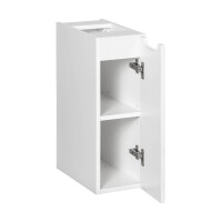 ILUNA Blue Badset 6-teilig 100cm weiße Oberplatte 2 Sc