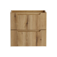 ILUNA COAST Badset 3-teilig 60cm mit Einbaubecken | Eiche 7