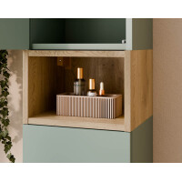 Hochschrank OLIVA VERDE 180cm hoch | 2-türig mit Regalf