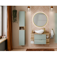 Hängeschrank OLIVA VERDE 80cm hoch | 1-türig | mat