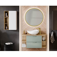 Hängeschrank OLIVA BLANCA 80cm hoch | 1-türig | ma
