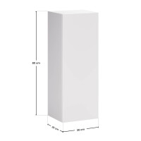 Hängeschrank OLIVA BLANCA 80cm hoch | mit Regal 1-t&uum