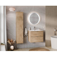 Badezimmer Hochschrank VILLA CLARA 140cm | 1-türig | cr