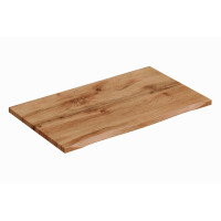 Waschtisch Tribune 80cm mit Baumkante Wotan Eiche & Aufs