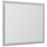 KUBOA Badset 70cm Grafit Seidenmatt mit LED Spiegel 7