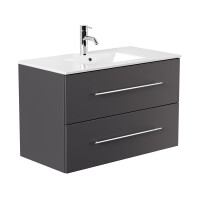 KUBOA Waschplatz 90cm Grafit Seidenmatt  gallery