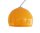 Pendel-Standleuchte mit Marmorfuß und Metallgestell | Retro Design | silber-orange
