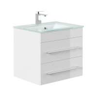 VETRA Waschplatz 60cm Weiß Hochgla gallery