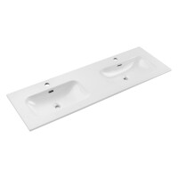 VERDANO Doppel-Waschplatz 140cm | 4 Schubladen | Doppelbecke
