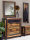 Wandspiegel "Riverboat" 68 x 79cm | Factory Design | Massivholz natur