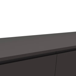 Lowboard PATET 120cm | mit Schublade & Klappfach | grau matt