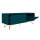 Lowboard PATET 120cm | mit Schublade & Klappfach | petrolblau matt