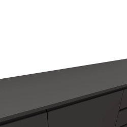 Sideboard PATET 150cm | mit 2 Türen und 3 Schubladen | grau matt