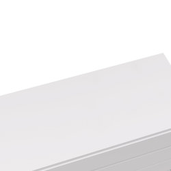 Kommode PATET 90cm breit | mit 4 Schubladen | weiß matt